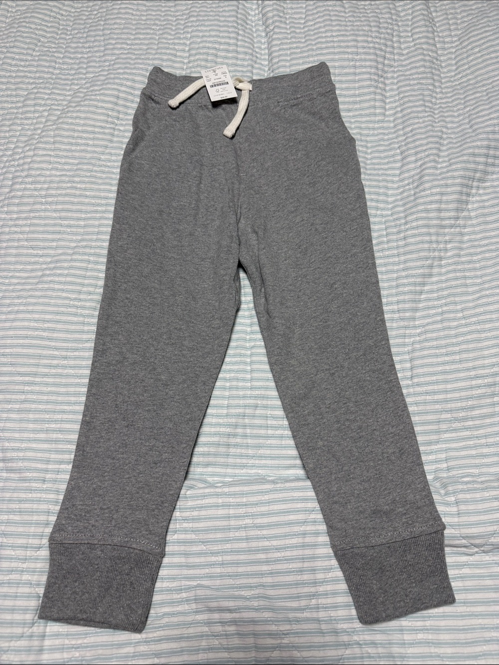 Crewcuts Gray Kids Drawstring Joggers 6